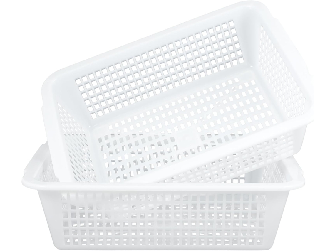 Juego De 4 Cestas De Almacenamiento, Taquillas, Armarios De Almacenamiento, Cesta Para Carpetas De Archivos