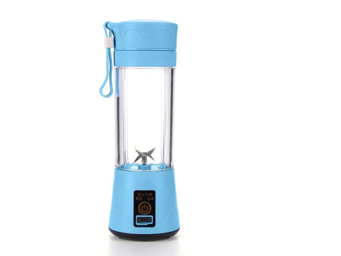 Mini Exprimidor Portátil Licuadora Eléctrica Batidora Azul