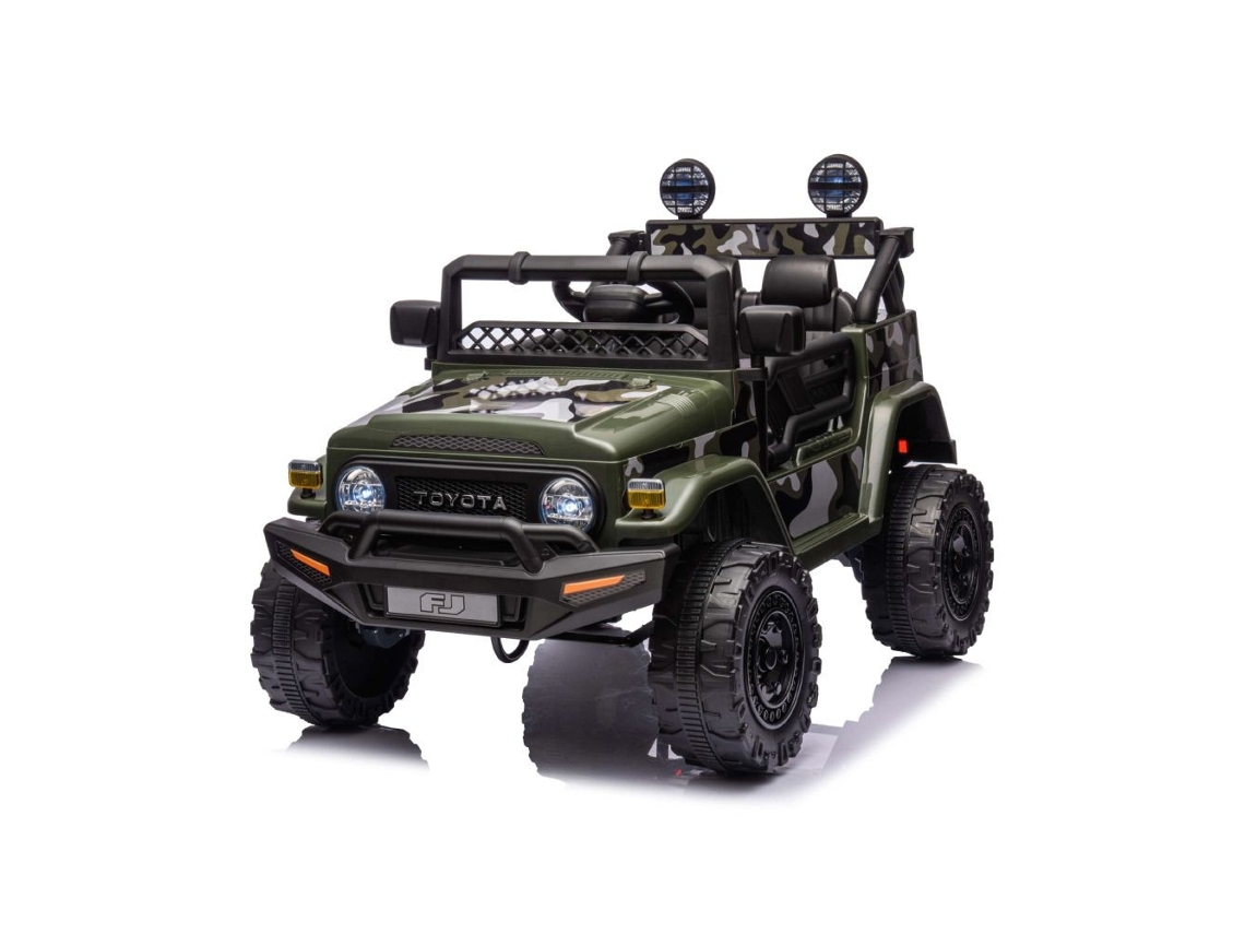 Coche Eléctrico Toyota Fj Cruiser 4x4 Con Licencia Oficial De Chipolino - Army Green