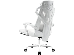 Silla GTPLAYER Ergonómica de Oficina, Silla de Oficina Gaming, Silla Giratoria con Soporte Lumbar Ajustable, Reposacabezas Blanco