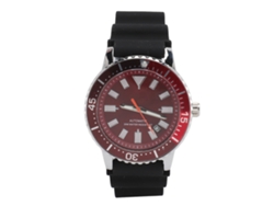 Reloj Cronógrafo Automático Para Hombre, Luminoso, Resistente Al Agua, Esfera Grande, Plateado, Rojo.