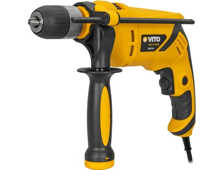Taladro VITO Percutor 850W Con Función Martillo Portabrocas De 13 mm (300 x 75 x 195 mm)