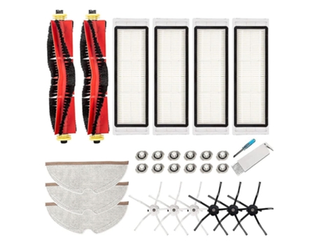 Escova lateral com filtro hepa escova principal para aspirador de pó xiaomi 1s