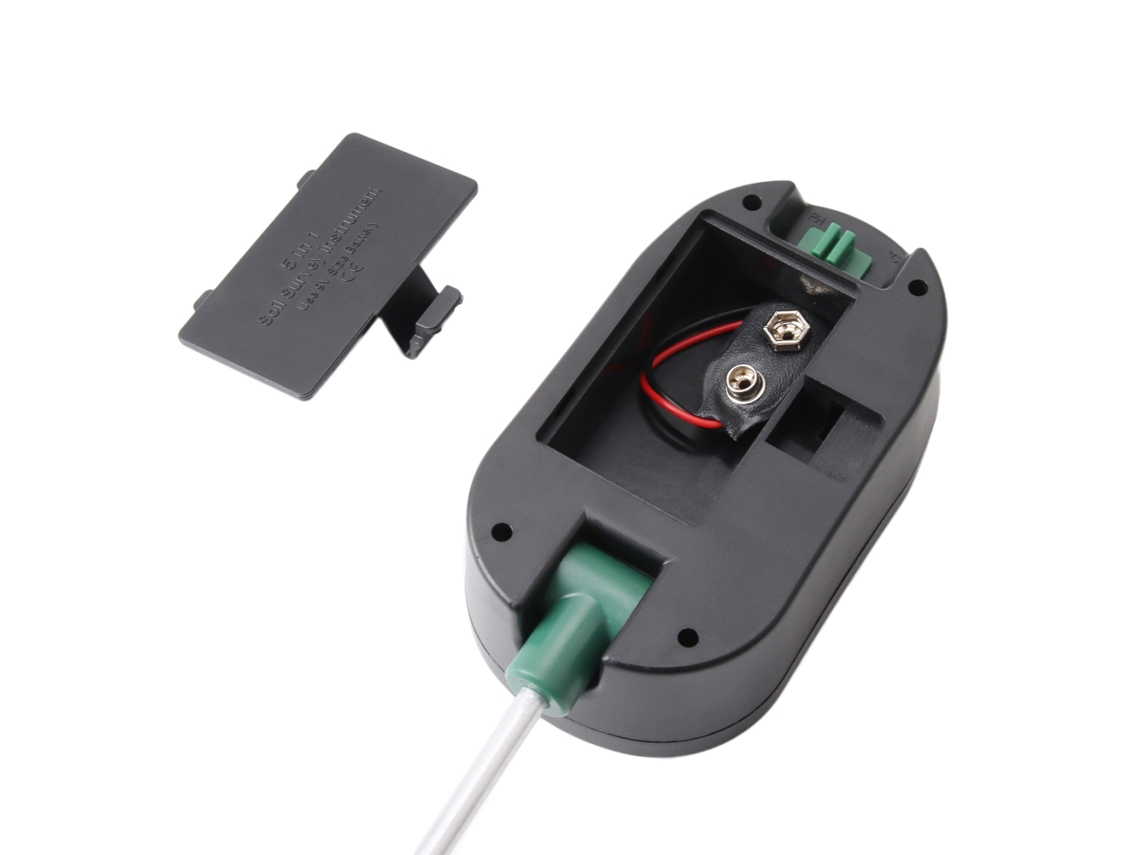 Medidor De Suelo 5 En 1 Con Alarma Visual Y Sonora, Medidor De Ph, Humedad, Luz Y Temperatura Para Jardinería.