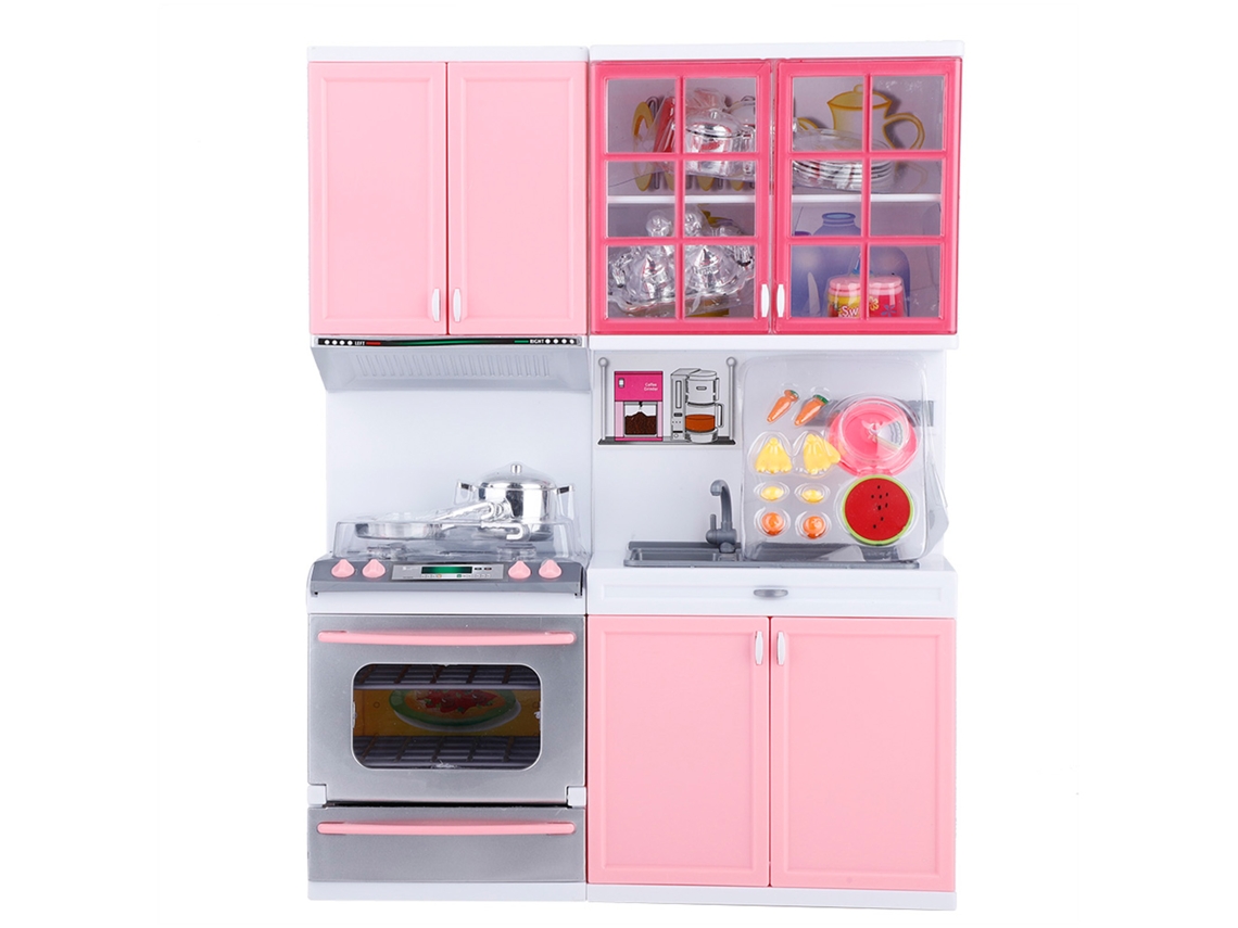 Juego De Cocinita De Juguete Para Niñas Con Luces Y Sonidos - Regalo Para Niñas