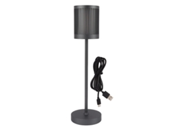 Rebe-lámpara De Mesa Inalámbrica Led Regulable Por Toque Recargable 5000mah Batería Operada Impermeable Gris Para Interior Exterior