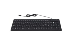 Teclado Español Usb Con Cable, 108 Teclas, Portátil, Plegable, De Silicona, Silencioso, Resistente Al Agua Y Al Polvo.