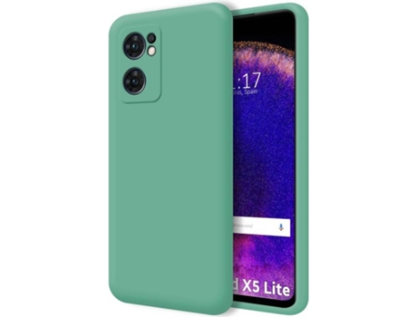 Carcasa para Oppo Find X5 Lite 5G TUMUNDOSMARTPHONE Silicona Líquida Verde