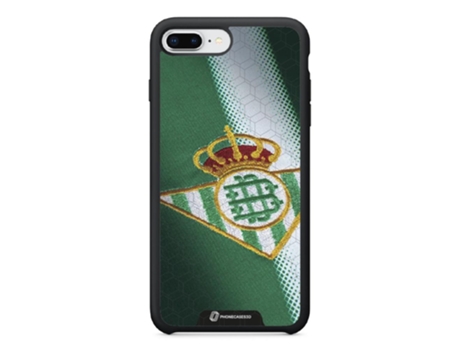 Funda Móvil Oficial Real Betis Fc para iPhone 7 Plus PHONECASES3D Piel Sintética Negro