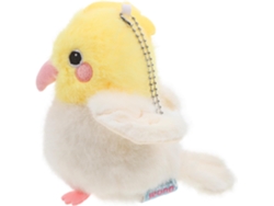 Llavero De Loro De Peluche Suave, Dije De Cacatúa Amarilla Pequeña Para Mujer, Accesorio