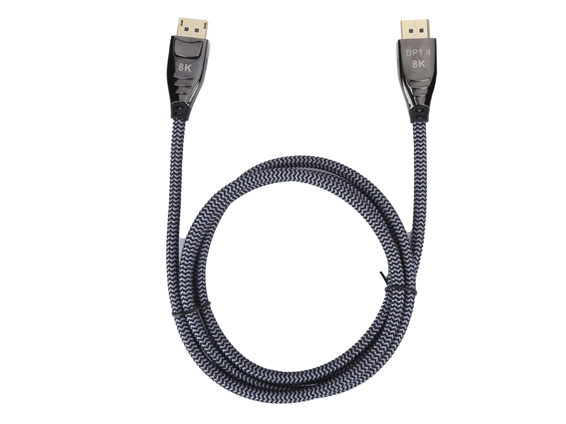 Cable Adaptador Dp1.4 8k60hz Con Luz Para Pc Y Monitor, 1,5 Metros, Alta Definición