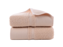 Conjunto de Toalla NEVEANCE Suaves Absorbentes Hotel Baño Algodón Naranja - 2pcs (34x74cm)
