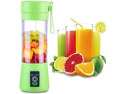 Licuadora Portátil Smoothies Taza De Licuadora Personal Usb Recargable Verde Gertiz