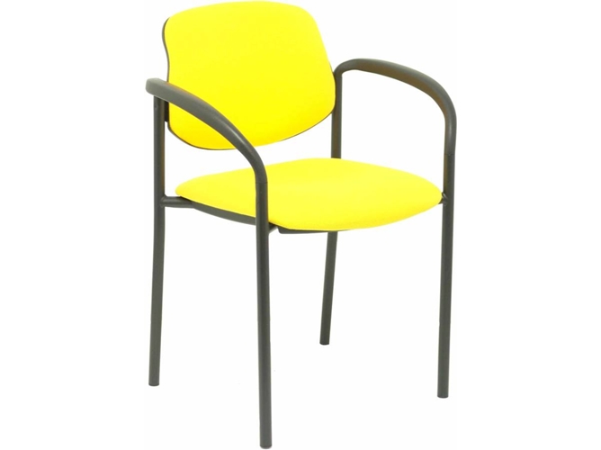 Silla de Confidente PIQUERAS Y CRESPO Villalgordo Amarillo (Brazos)