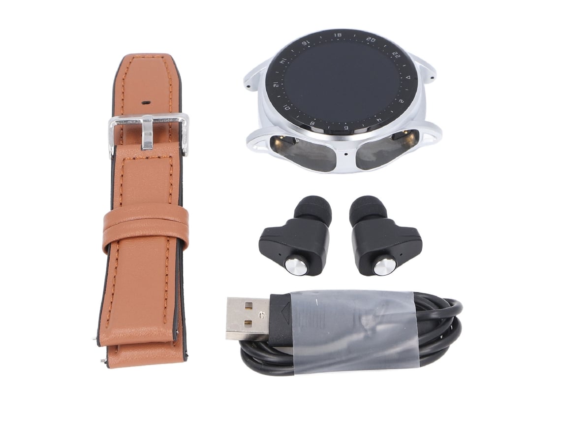 Reloj deportivo Baoj con auriculares inalámbricos Bluetooth