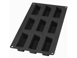 Molde para Dulces LÉKUÉ Retangulares (Silicona - 9 x 70 ml)