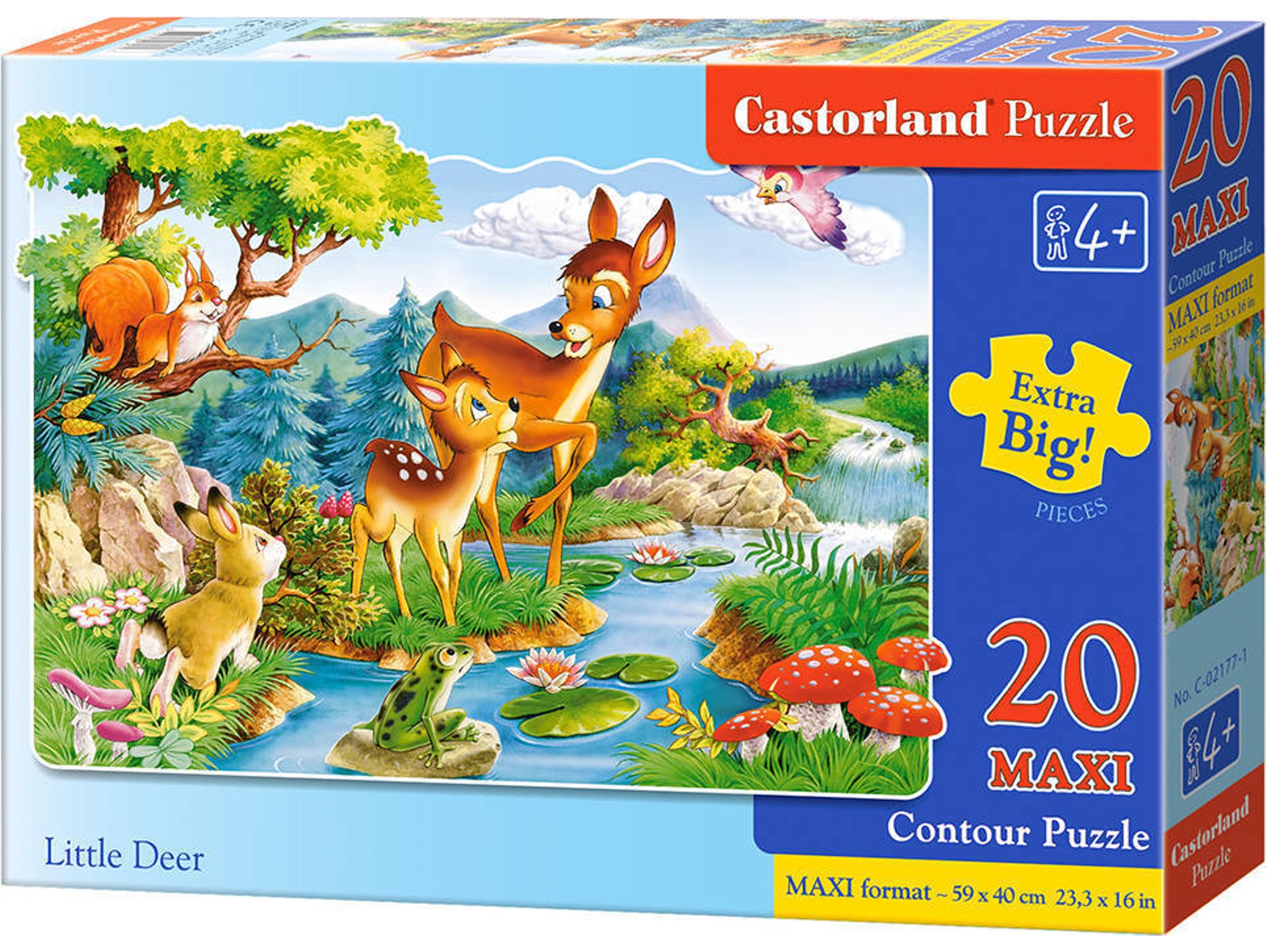 Puzzle CASTORLAND Little Deers (20 Piezas)