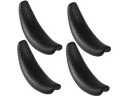Juego de 4 cojines cervicales ergonómicos de goma, ideales para peluquerías, antideslizantes y compatibles con Gokoco