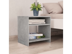 Mesa-De-Cabeceira LOVELY HOME Mesinha 40X30X40 Cm Aglomerado Cinzento Cimento