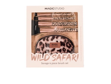 Pinceles de Maquillaje MAGIC STUDIO Wild Safari Savage (5 un)