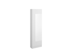 Zapatero Blanco con Espejo Elegance 1 Puerta Duérmete Online (185,5 x 50,2 x 26,7 cm)