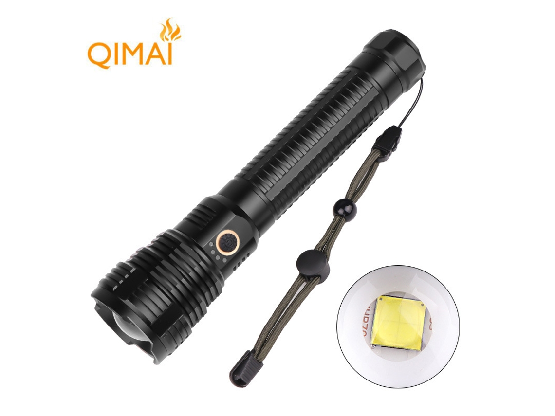 (modelo Sin Batería 1915a) Luz Interior Xhp70, Recargable Por Usb, Zoom Telescópico Y Pantalla De Nivel De Batería