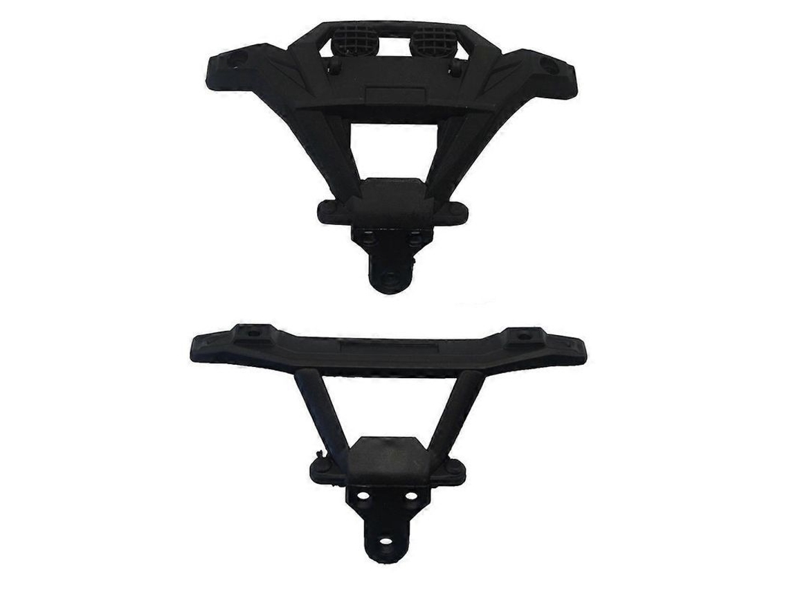 2 Piezas De Parachoques Delantero Y Trasero Sj05/06 Para Coches Rc Xinlehong Q901 Q902 Q903 9130 9136 9137 1/16 (pieza De Repuesto)