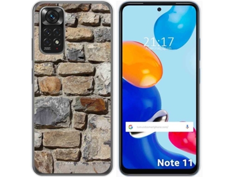 Carcasa Xiaomi Redmi Note 11 TUMUNDOSMARTPHONE Dibujos Ladrillo 03 Multicolor