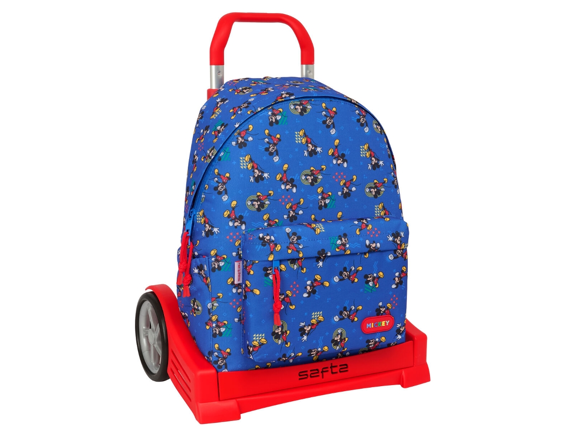 Mochila escolar Mickey Mouse Clubhouse Today (azul - poliéster 300D)