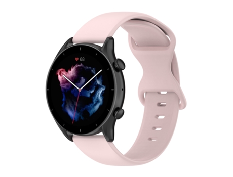 Correa de reloj inteligente para Xiaomi Mi Watch 22 mm Silicona de color sólido (Rosa)