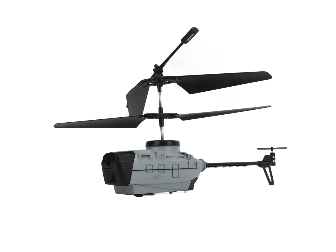 Helicóptero Teledirigido Con Sistema Automático De Evasión De Obstáculos Y Cámaras Duales 4k Para Niños Y Adultos - Gris