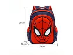 Mochila ligera e impermeable para estudiantes de Cuich Spiderman para niños (azul oscuro mediano)
