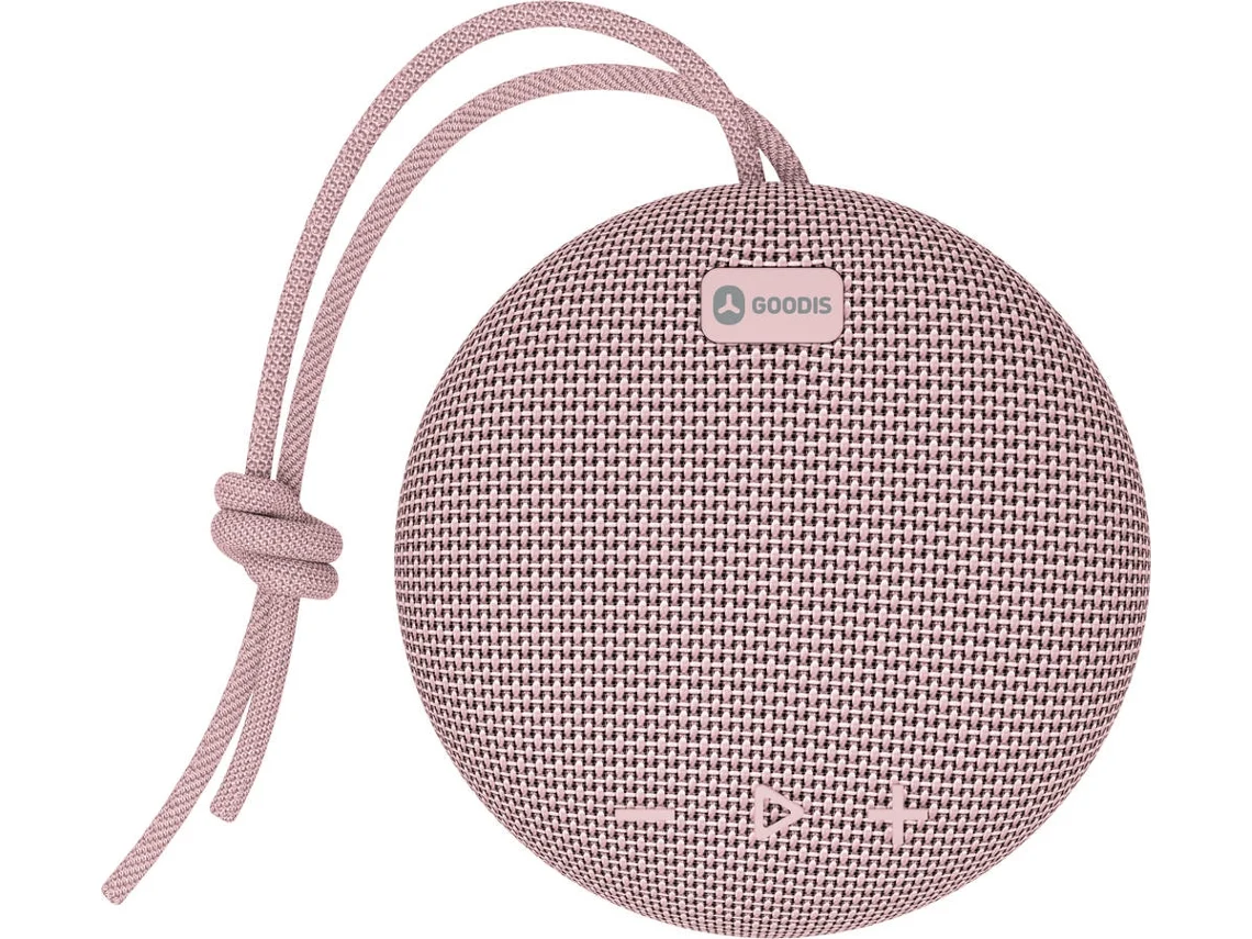 Altavoz Bluetooth GOODIS GDBS9020 (5 W - Autonomía: hasta 13 h - Alcance: hasta 10 m - Rosa)
