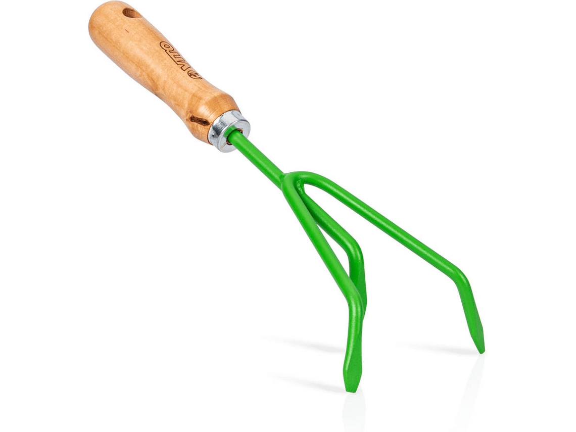 Cultivador VITO de 3 dientes con mango de madera