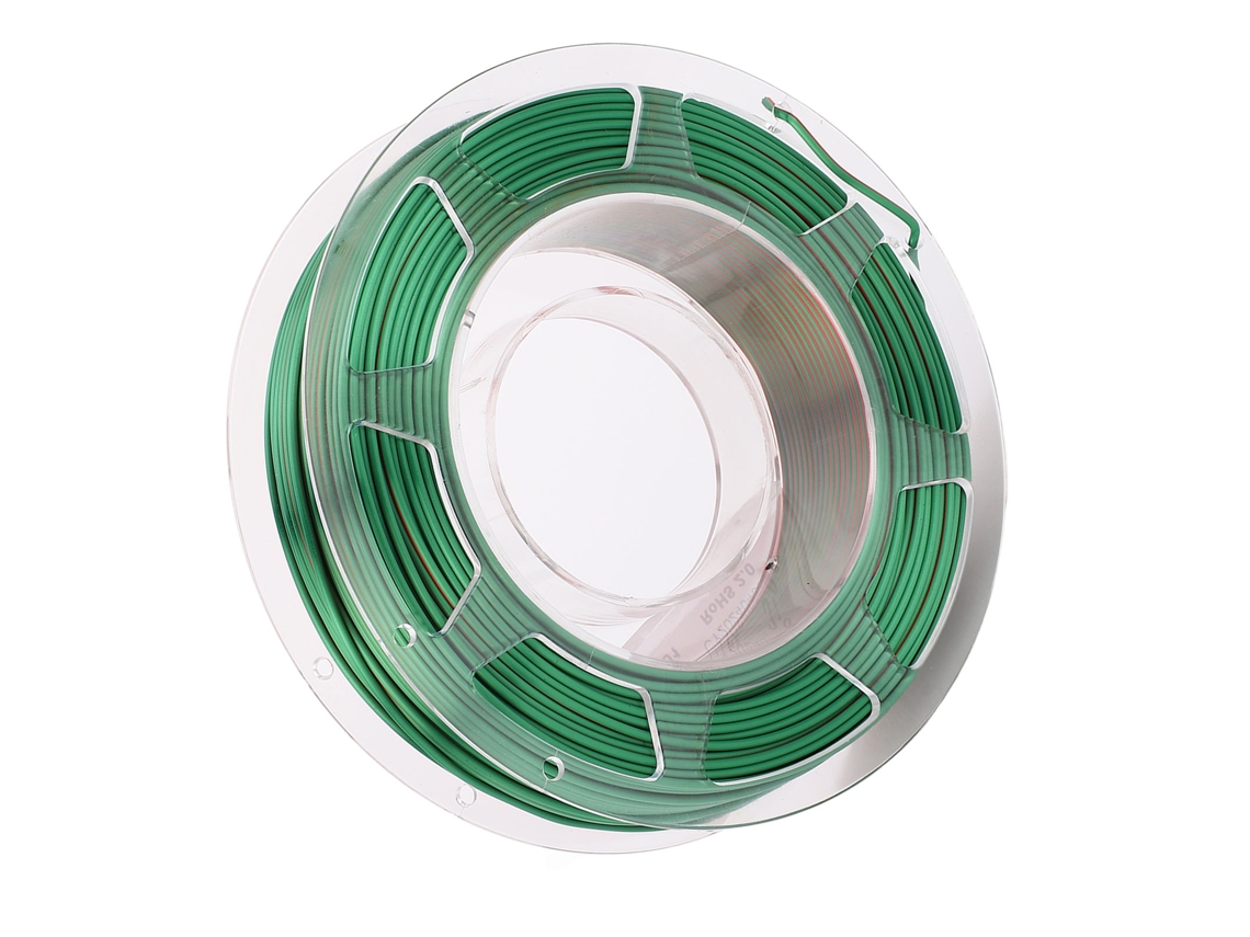 Hilo Pla Para Impresora 3d 1.75mm Bobina Paquete 200g Consumible De Impresión Color Verde Rojo Seda