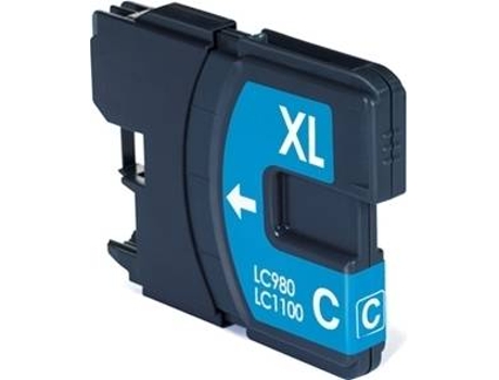 Cartucho para Brother LC980 / LC985 / LC1100 Cian