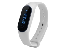 Pulsera inteligente M6s (blanca) EOOCOO (monitorización de frecuencia cardíaca, monitorización del sueño)