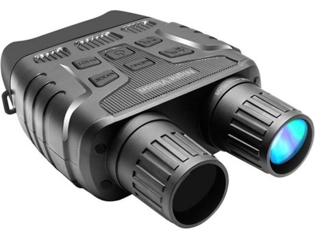 Binoculares compactos 12X25 con visión nocturna con poca luz para niños Binoculares impermeables para caza al aire libre Pr-Negro YIZHOOD