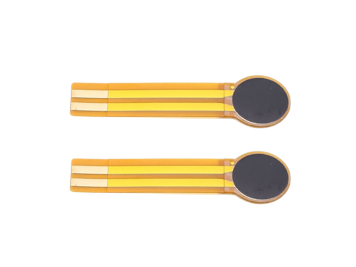 Sensor De Presión De Película Delgada Resistivo Resistor Sensible A La Fuerza 20g-3kg Alta Precisión Resistente A Altas Temperaturas 2pcs