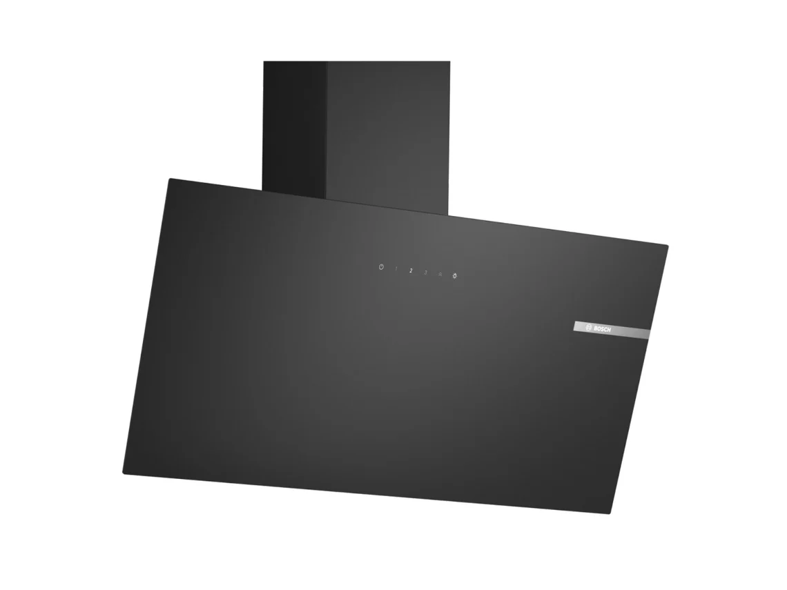 Campana decorativa inclinada 80cm 550m3/h negro DWK85DK60 - BOSCH