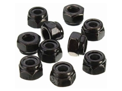 2026altiro-10 Tuercas Autoblocantes Con Inserto De Nailon, M8, De Acero Al Carbono.
