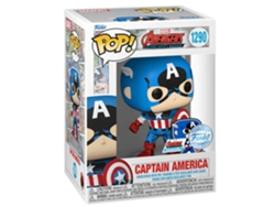 Figura Pop Marvel Los Vengadores Vengadores Capitán América Exclusiva B.active