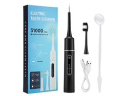 (negro) Raspador Dental Ultrasónico, 6 Modos, Escáner Dental Eléctrico, Resistente Al Agua