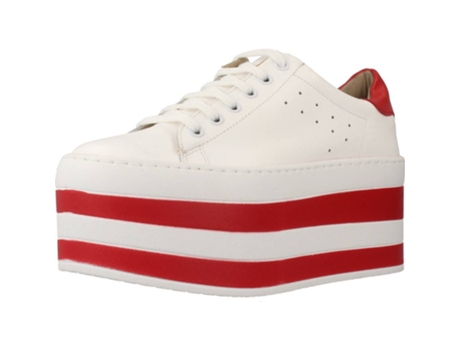 Zapatos de Mujer YELLOW Shark Tecido Blanco (41)