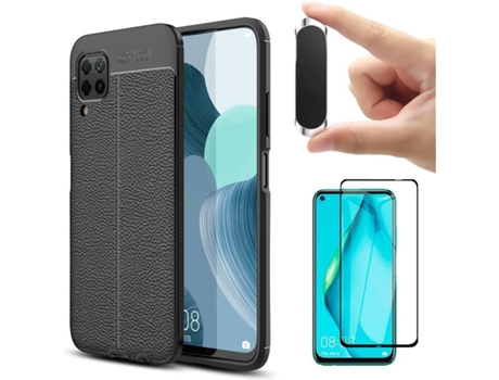 Carcasa, Protector y Soporte Huawei P40 Lite Rugged Leather Negro