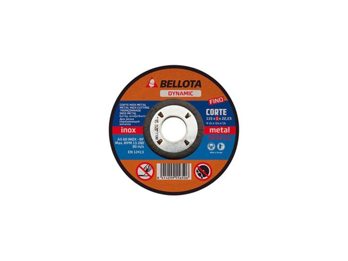 Disco De Corte Inox 115x1mm Dinámico 50400 Bellota