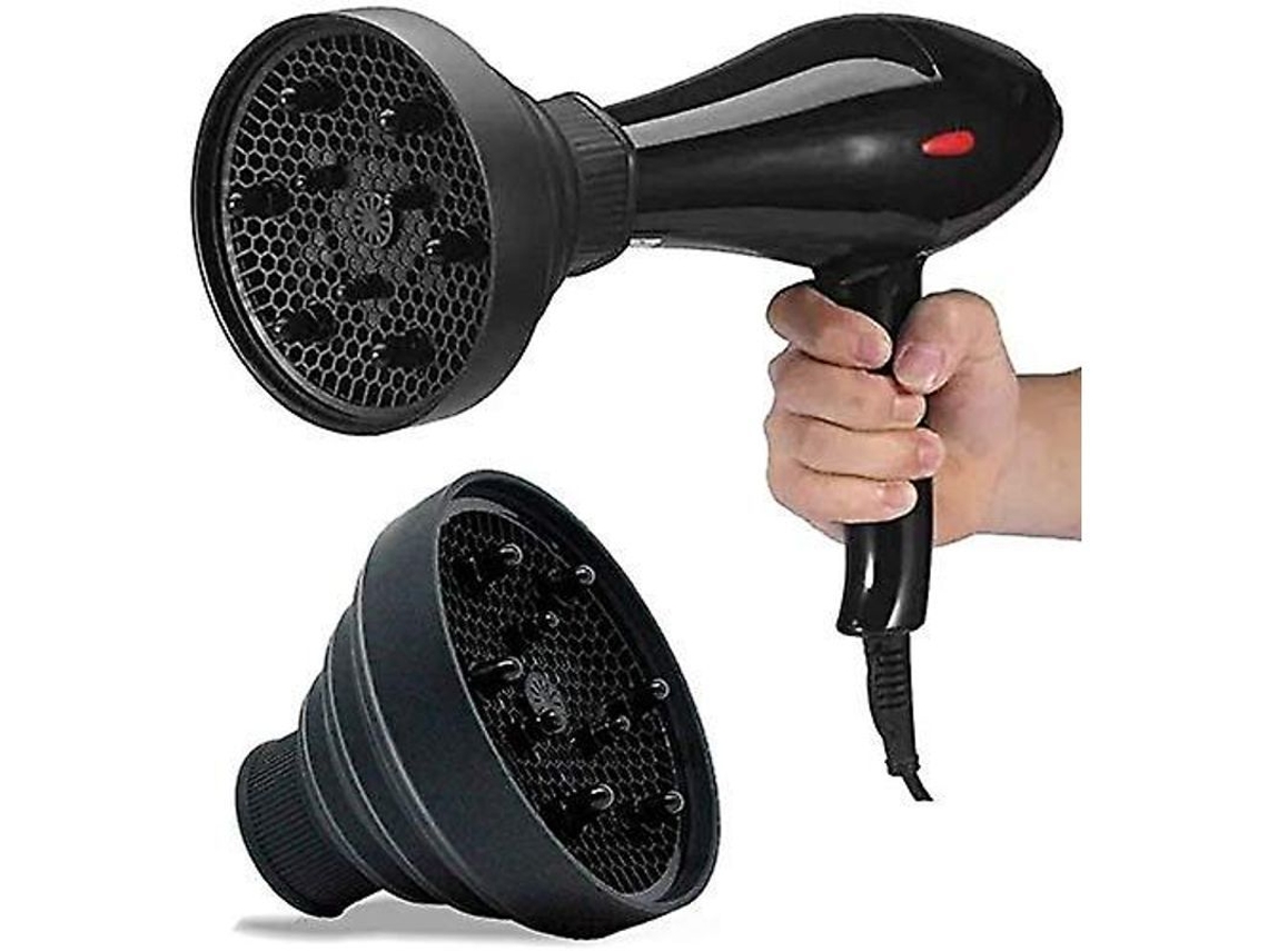Difusor De Aire Caliente Para Cabello Rizado, Secado Suave, Rizos Definidos Y Sin Frizz.