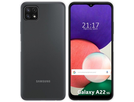 Carcasa Samsung Galaxy A22 5G TUMUNDOSMARTPHONE Silicona Transparente