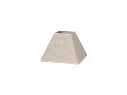 Pantalla Piramide Tenorio E27 Lino beige 35dx15dx25h