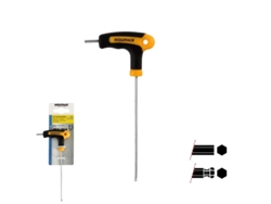 Llave allen con bola mango forma t 2,5 mm. con colgador